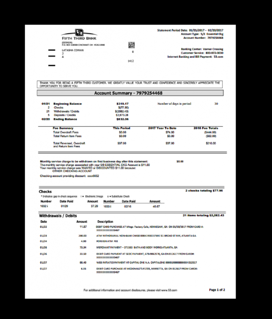 Proof Of Deposit Template Dremelmicro