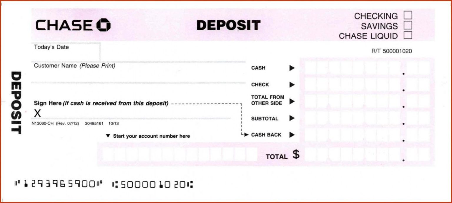 Editable 010 Deposit Slips Template Slip Chase Word Singular Ideas Bank Editable 010 Deposit Slips Template Slip Chase Word Singular Ideas Bank