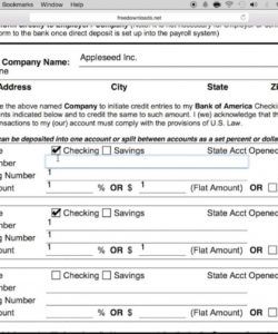 printable 023 direct deposit form template word ideas singular slip bank direct deposit form template pdf