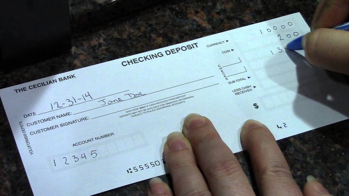 Printable How To Complete A Deposit Ticket Regions Bank Deposit Slip