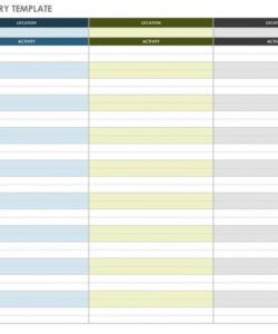 free itinerary templates  smartsheet business trip travel itinerary template example