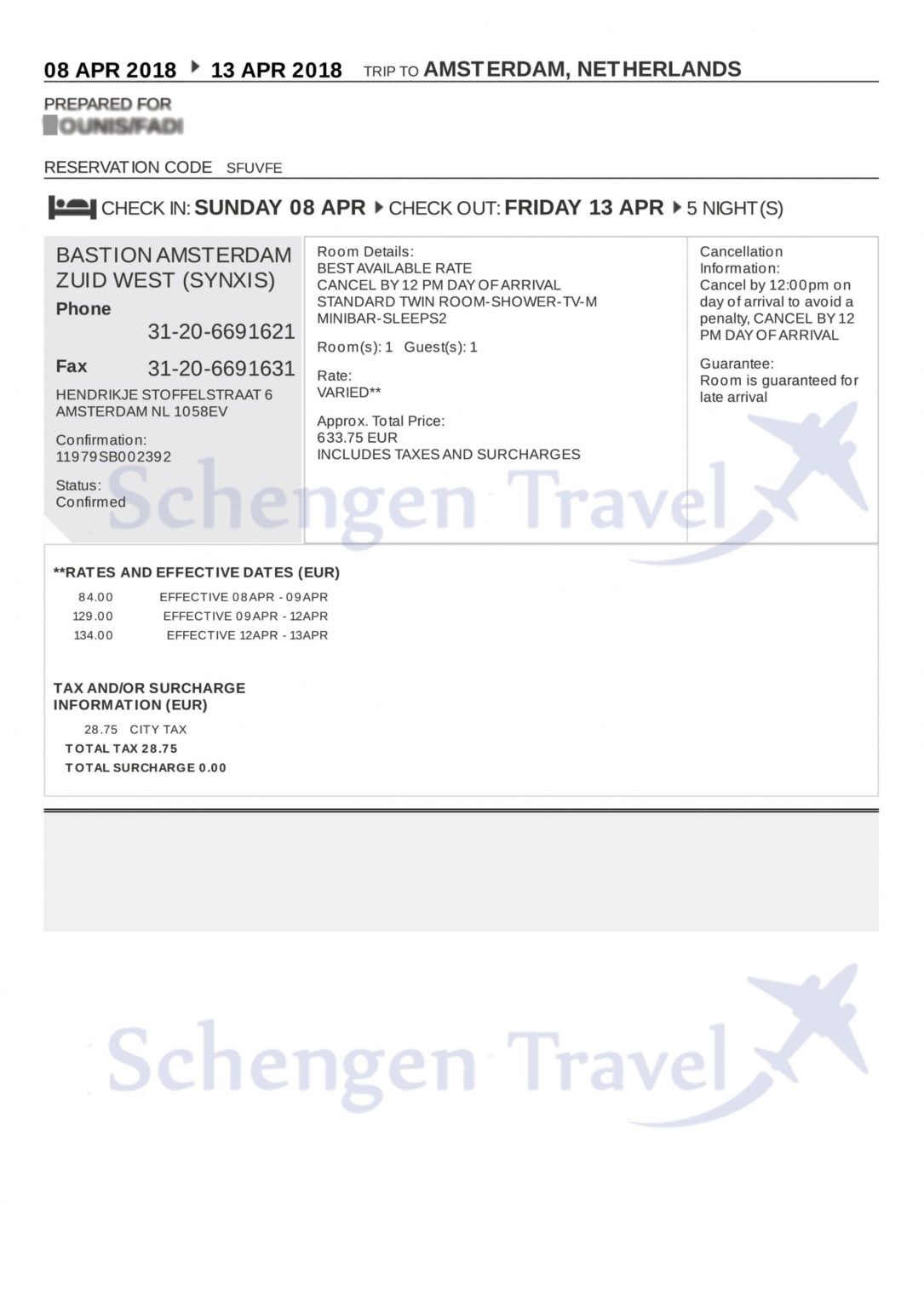 travel visa reservation