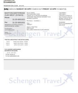 free sample flight reservation or flight itinerary for visa travel itinerary template for visa application excel