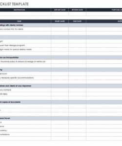 printable free itinerary templates  smartsheet business trip travel itinerary template sample