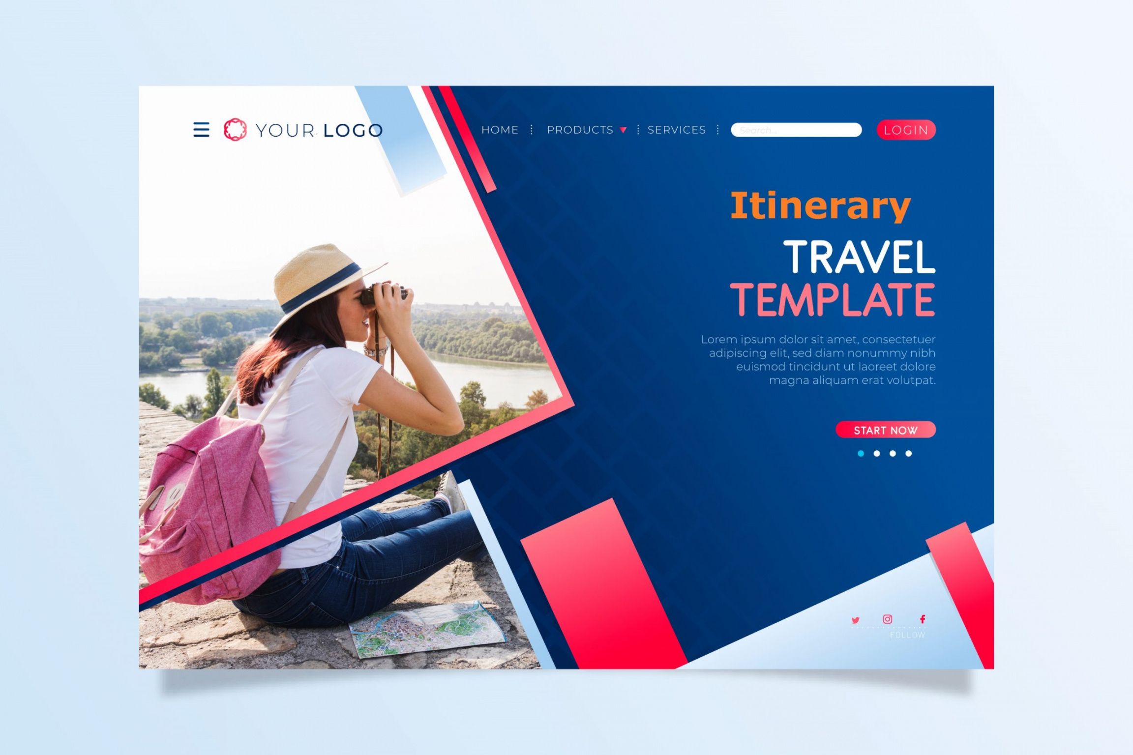 Luxury Travel Itinerary Template