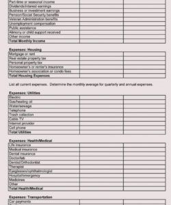 8 free family budget worksheet templates for excel condominium budget template doc
