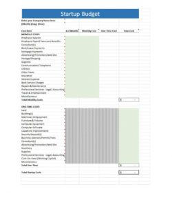 editable startup budget template dsheet expenses best templates free laboratory budget template example