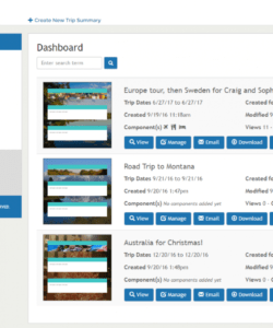 editable travel itinerary template software for travel agencies travel agent itinerary template excel