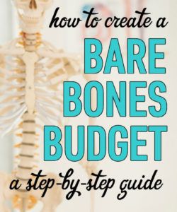 free how to create a bare bones budget  free worksheet bare bones budget template sample