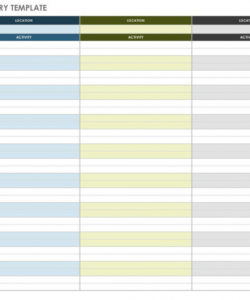 free itinerary templates  smartsheet international travel itinerary template example