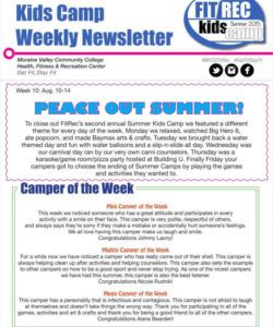 printable 12 camp newsletter templates free pdf psd format download youth camp budget template sample