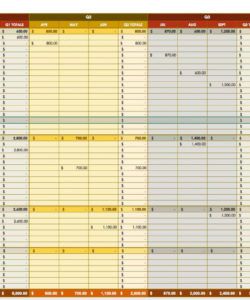 Music Marketing Budget Template