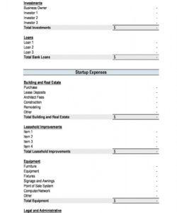 printable 50 best startup budget templates free download ᐅ templatelab small business startup business budget template word