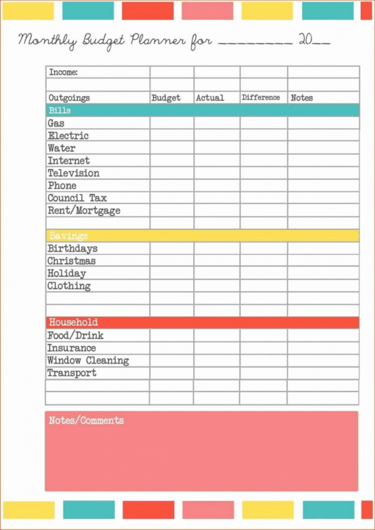 Printable Business Tup Budget Spreadsheet T Up Expense Travel Template Cleaning Business Budget