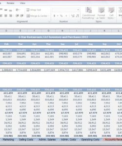 printable restaurant budget template  cfotemplates restaurant opening budget template excel