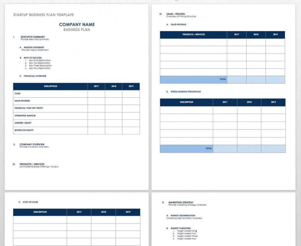 sample free startup plan budget &amp; cost templates  smartsheet small business startup business budget template excel