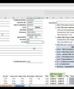 decision rule excel calculator  decision rule excel calculator uncertainty budget template