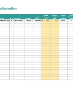 editable 40 free payroll templates &amp;amp; calculators ᐅ templatelab employer payroll budget template