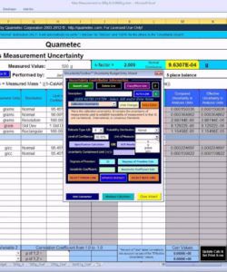 editable uncertaintytoolbox™  budget template uncertainty budget template pdf