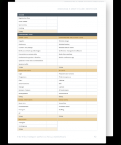 free ex ordo&amp;#039;s conference budget template conference budget spreadsheet template doc