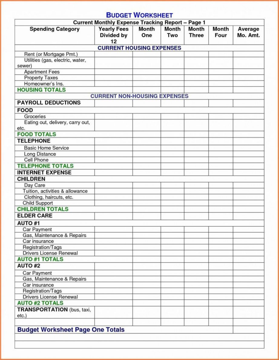 House Flip Budget Template