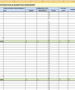 Free House Flipping Dsheet Free Excel Budget Template Download House