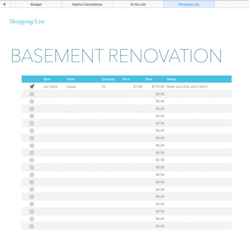 free kitchen renovation budget—excel template kitchen renovation budget template pdf
