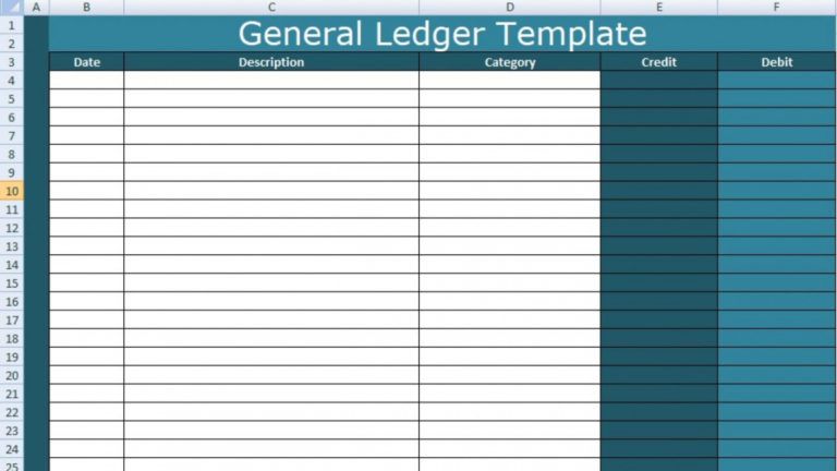 General Ledger Template Excel Xls Free Excel Spreadsheets Uncertainty ...