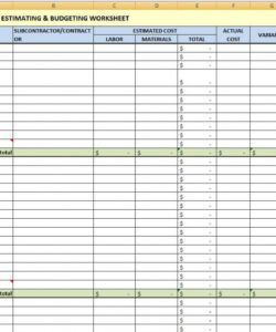 sample construction estimating spreadsheet building remodeling kitchen renovation budget template excel