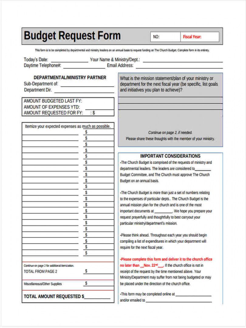 sample free 6 church budget forms in pdf  excel budget template for church ministry excel