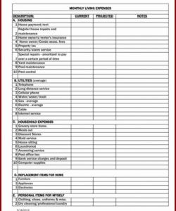 Office Moving Budget Template