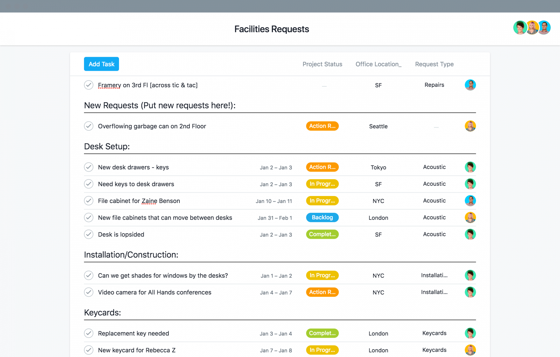 template for facilities management &amp;amp; requests · asana facilities management budget template pdf