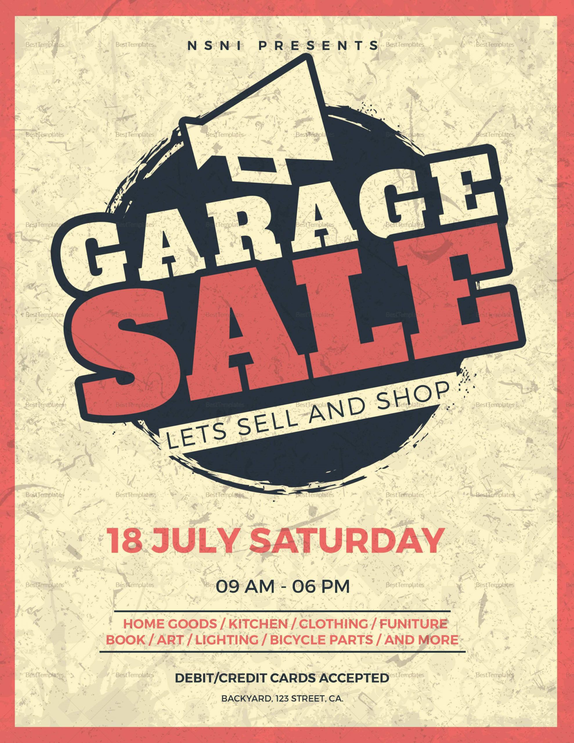 84 blank garage sale flyer template in photoshop by garage rummage sale flyer template pdf