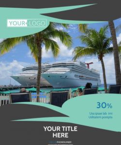 caribbean cruise ship flyer template  mycreativeshop boat cruise flyer template and sample