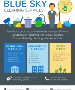 cleaning service flyer community service flyer template pdf