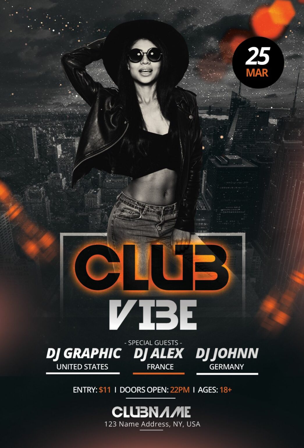 Club Flyer Templates Psd