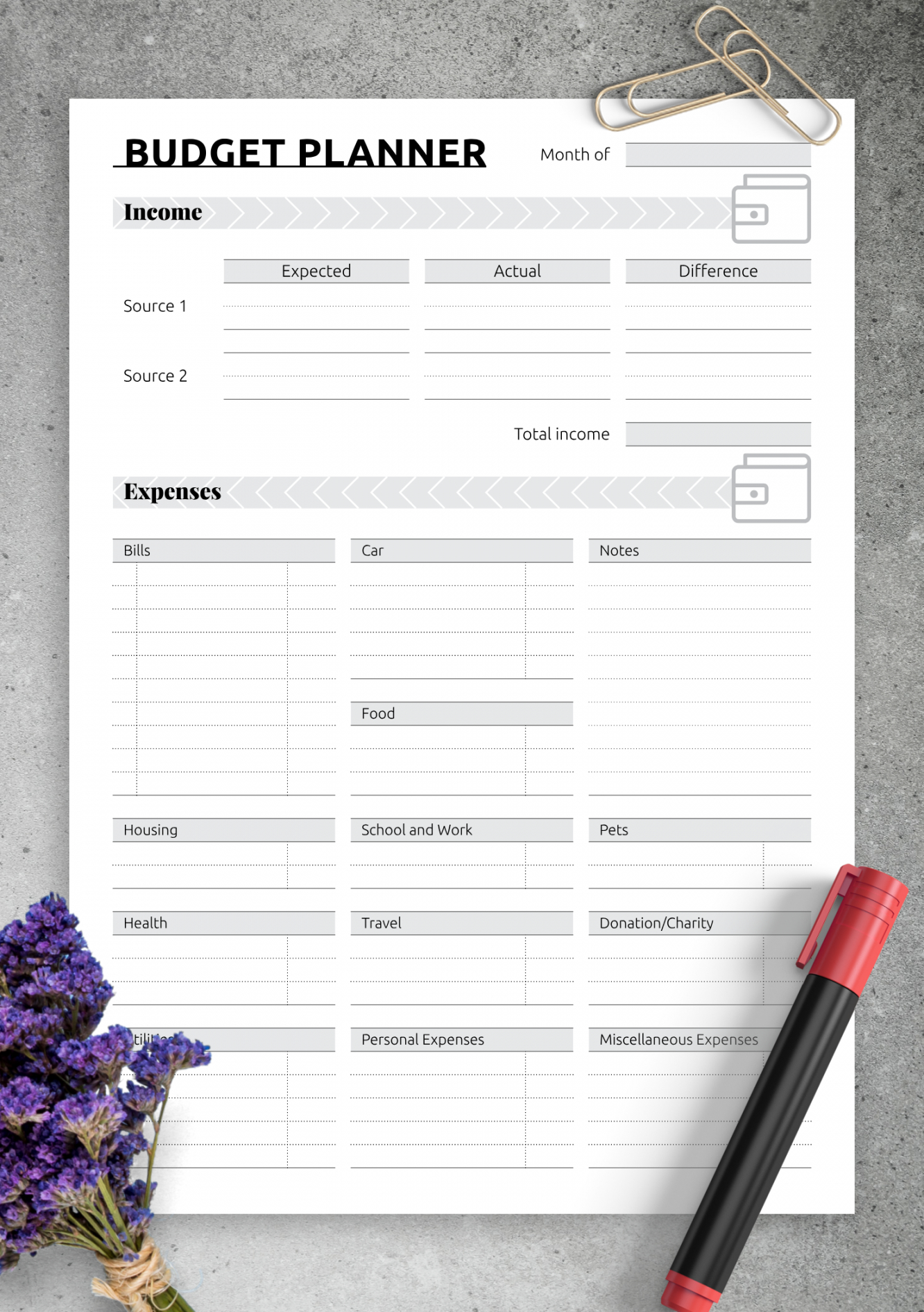 download printable simple monthly budget template pdf easy monthly budget template doc