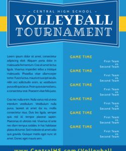 free classic volleyball tournament flyer template volleyball tournament flyer template doc