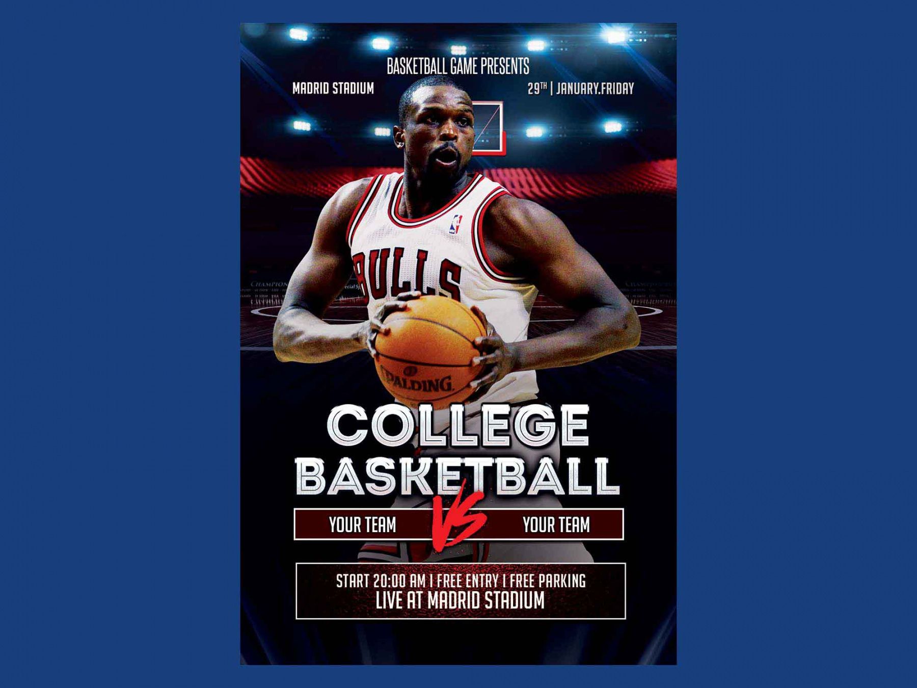 free college basketball flyer template psd basketball game flyer template