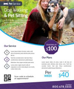 free dog walking &amp;amp; pet sitting flyer template  mycreativeshop dog sitting flyer template doc