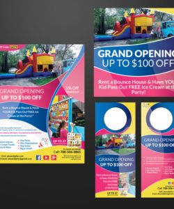 free entry 34 by dexter000 for design a flyer doorhanger and bounce house flyer template pdf