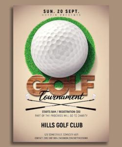 free golf tournament flyer template by hotpin on dribbble golf tournament template flyer doc