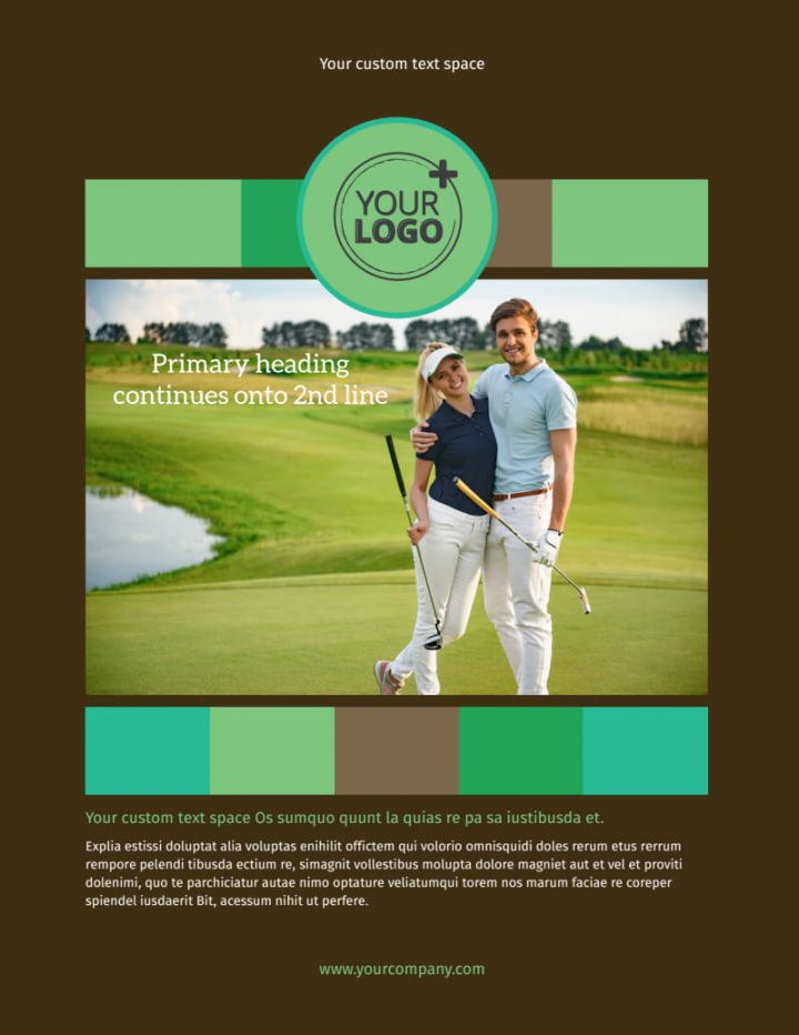 free golf tournament flyer template  mycreativeshop golf tournament template flyer and sample