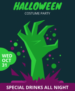 free halloween costume party flyer template costume party flyer template pdf