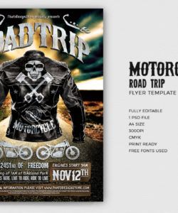 free motorcycle road trip flyer template  bike night posters for photoshop bike night flyer template and sample