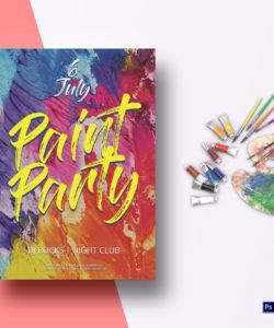 free paint party flyer design template in psd word publisher paint night flyer template doc