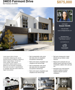 free real estate flyer free templates  zillow premier agent sell your house flyer template pdf