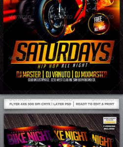 free ride graphics designs &amp;amp; templates from graphicriver bike night flyer template and sample