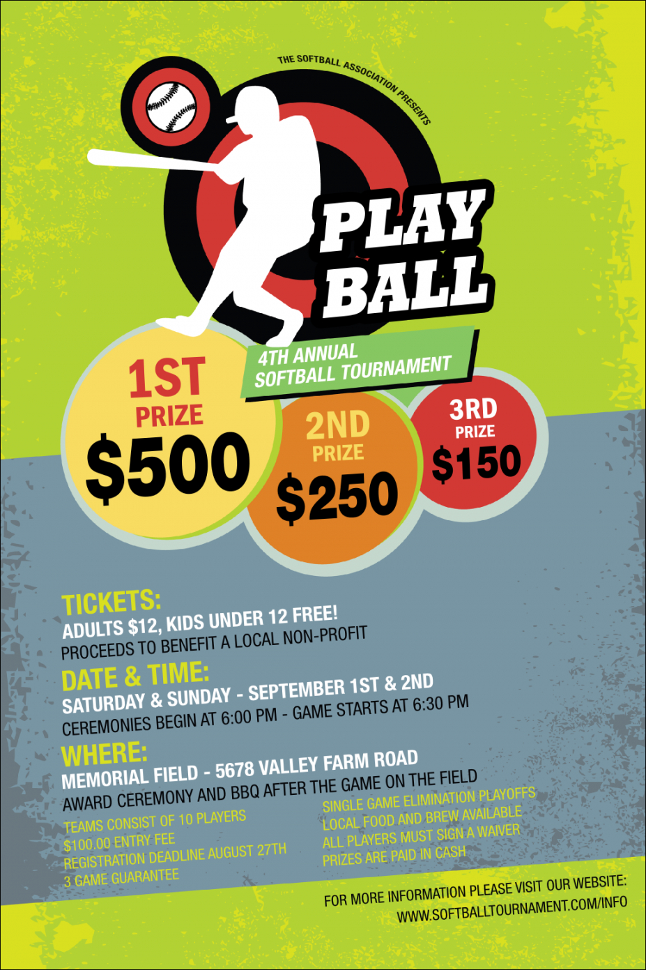 free softball poster softball fundraiser flyer template pdf