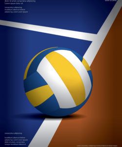 Volleyball Tournament Flyer Template